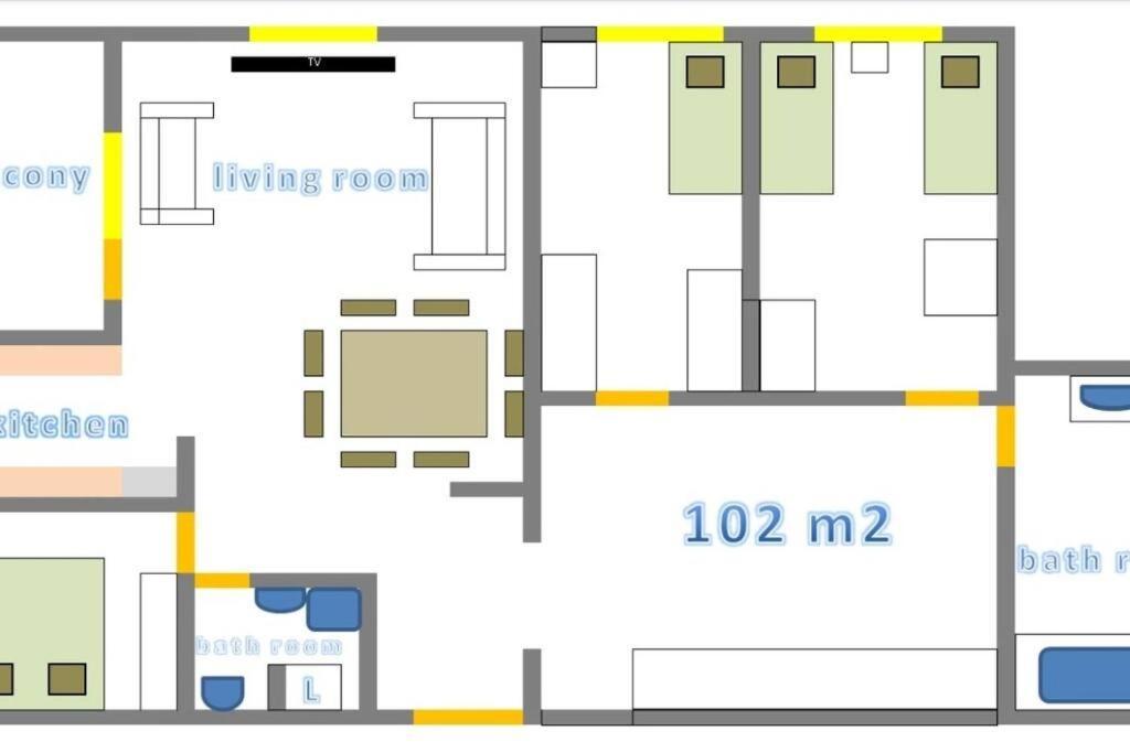 Sunny Day -Arena Zagreb , 2 Bathrooms, 102M², Экстерьер фото